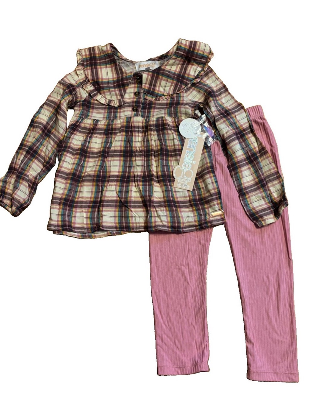 Kensie Girl Little Girls Long Sleeve Top & Leggings Set - 4T
